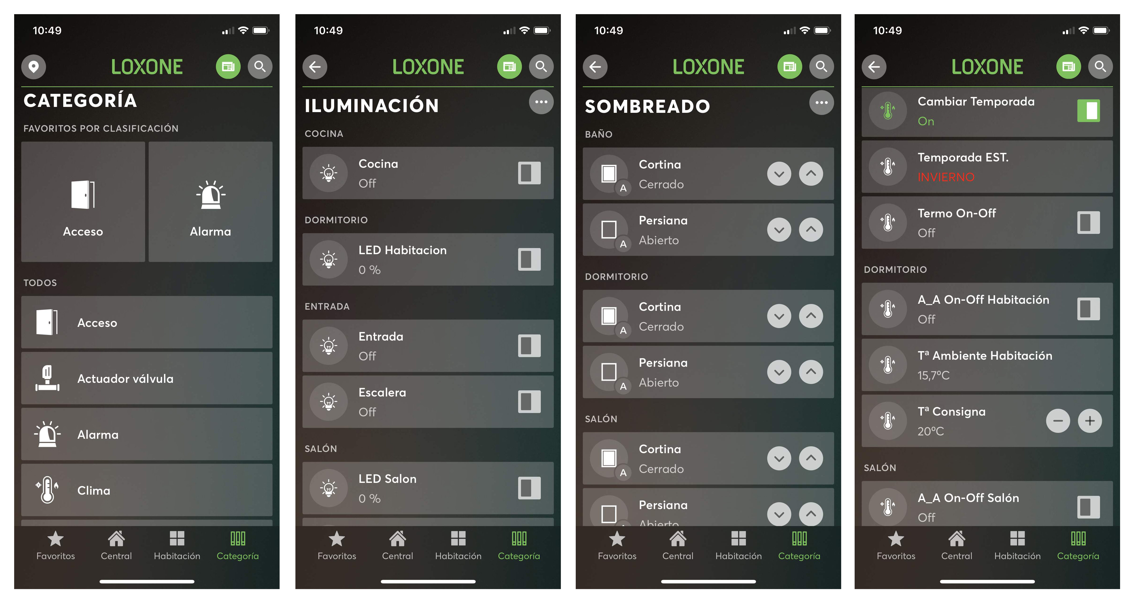 Control de vivienda desde el movil Domótica Knx y Loxone en App para Iphone.jpg